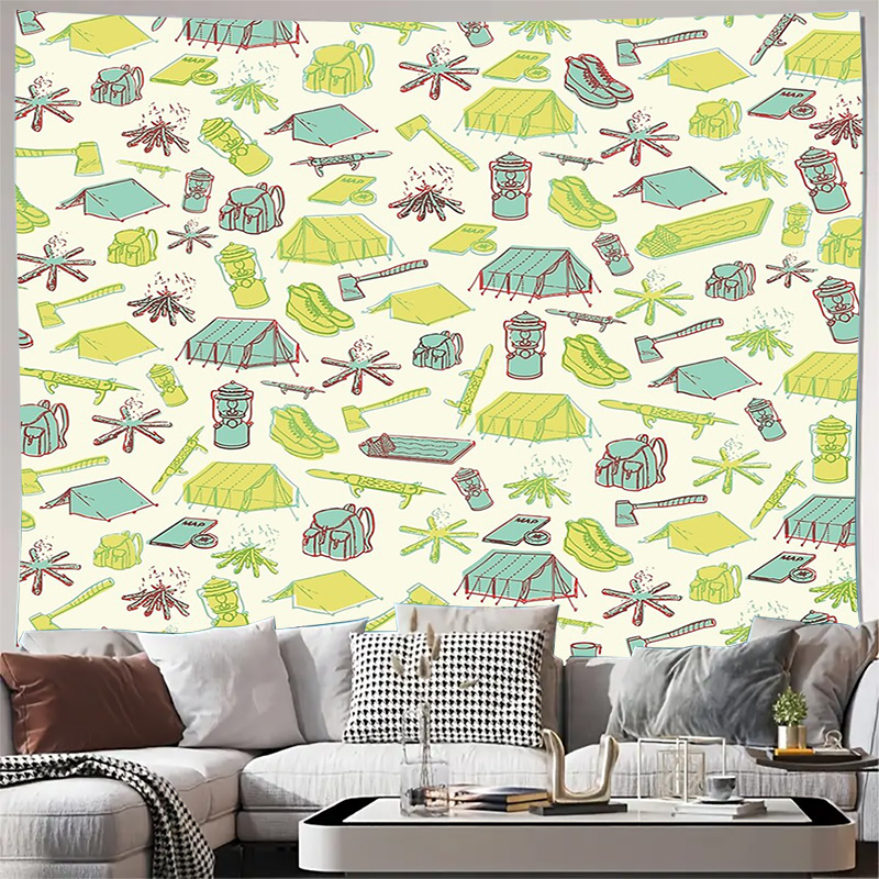 Vintage Home Textiles - Bohemian Tapestry Wall Hanging Nature Forest