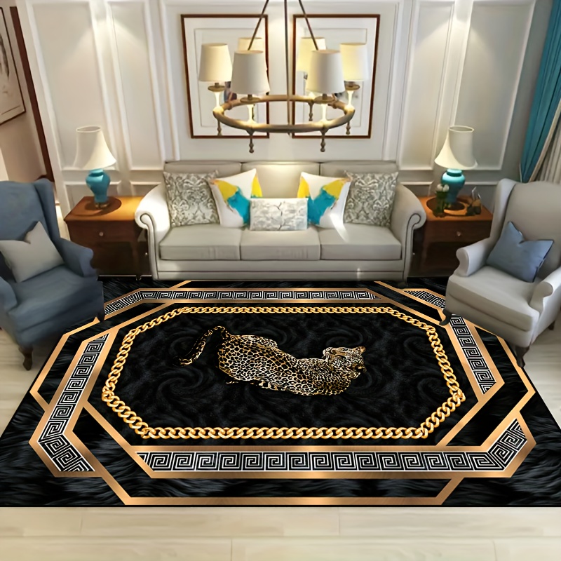 Luxury Home Textiles Usa - Luxury Medusa Greek Key Area Rug,