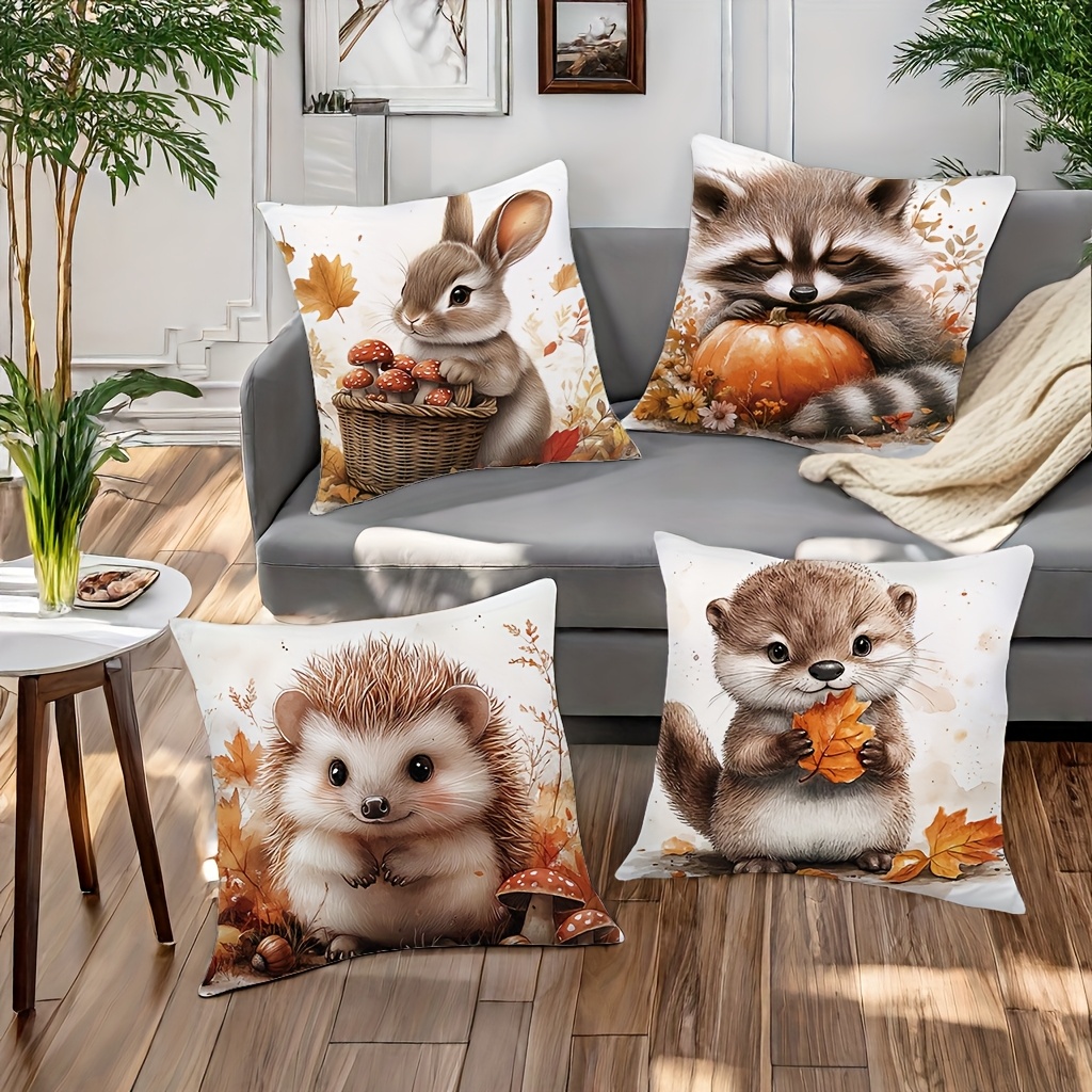 Pillow Covers Set of 4 Autumn  - Pillow Insert 18X18 recensione e prezzo
