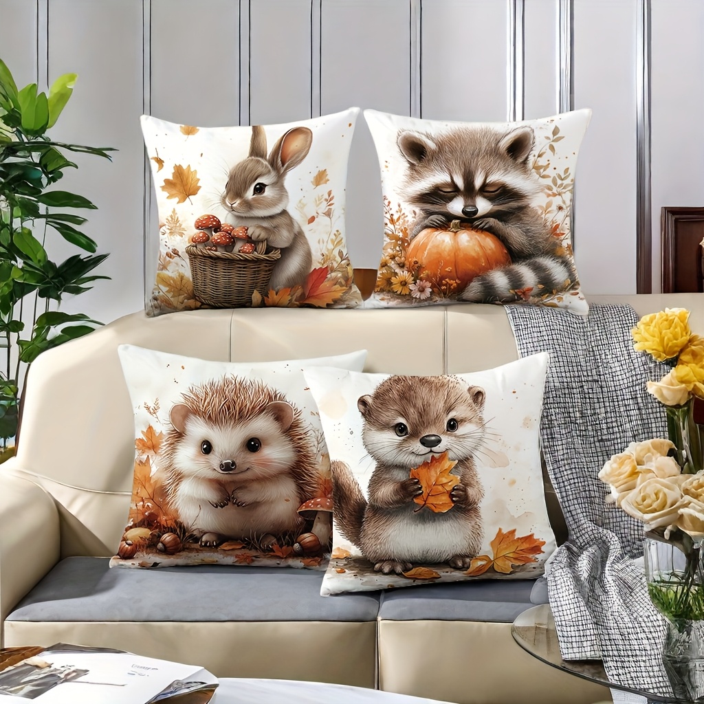 Pillow Covers Set of 4 Autumn  - Pillow Insert 18X18 recensione e prezzo