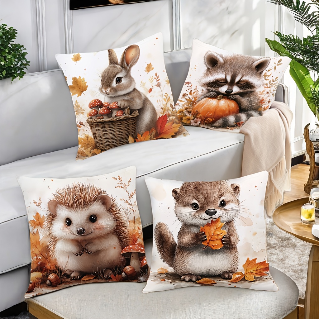 Pillow Covers Set of 4 Autumn  - Pillow Insert 18X18 recensione e prezzo