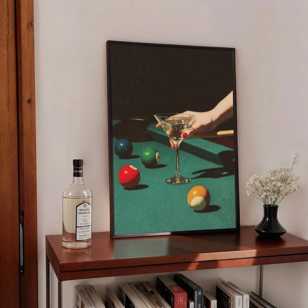 1pc Vintage Billiards Cocktail - Vintage Home Textiles recensione e prezzo