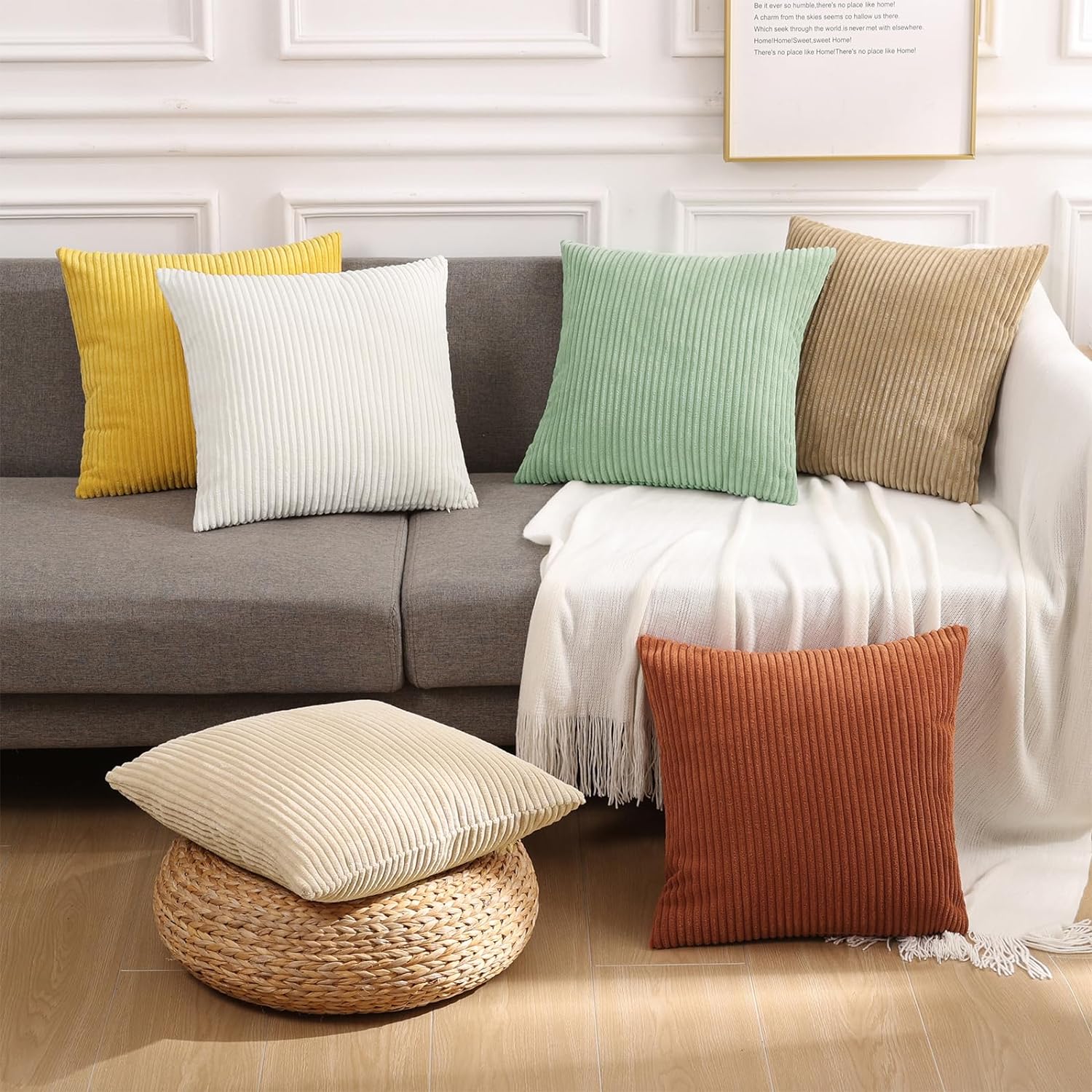Corduroy Throw Pillow Covers 1 - Pillow Insert 18X18 recensione e prezzo