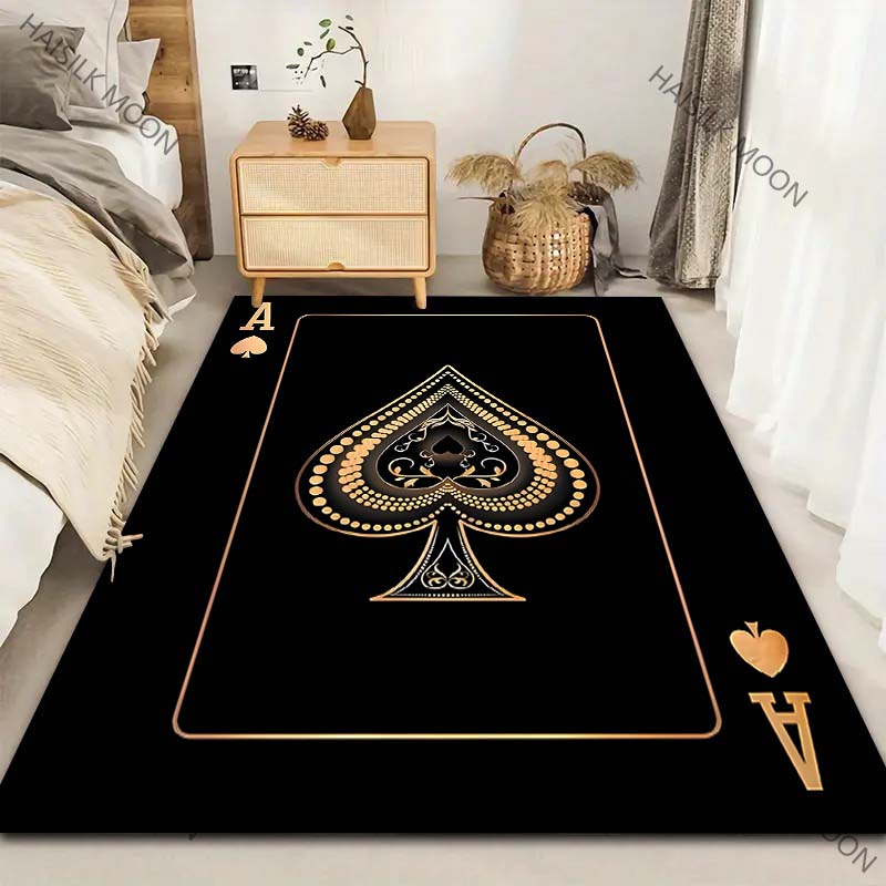 6 Styles Black Playing Card Ac - Home Textiles Luxury recensione e prezzo