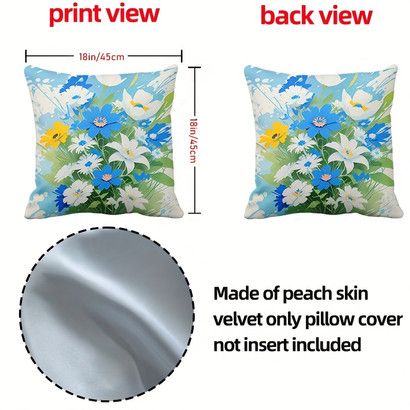 Pillow Covers Set of 4 Rural F - Pillow Insert 18X18 recensione e prezzo
