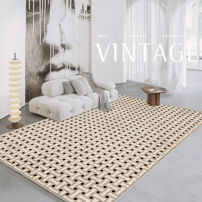 French Retro Rugs for Bedroom  - Home Textiles Plaid recensione e prezzo