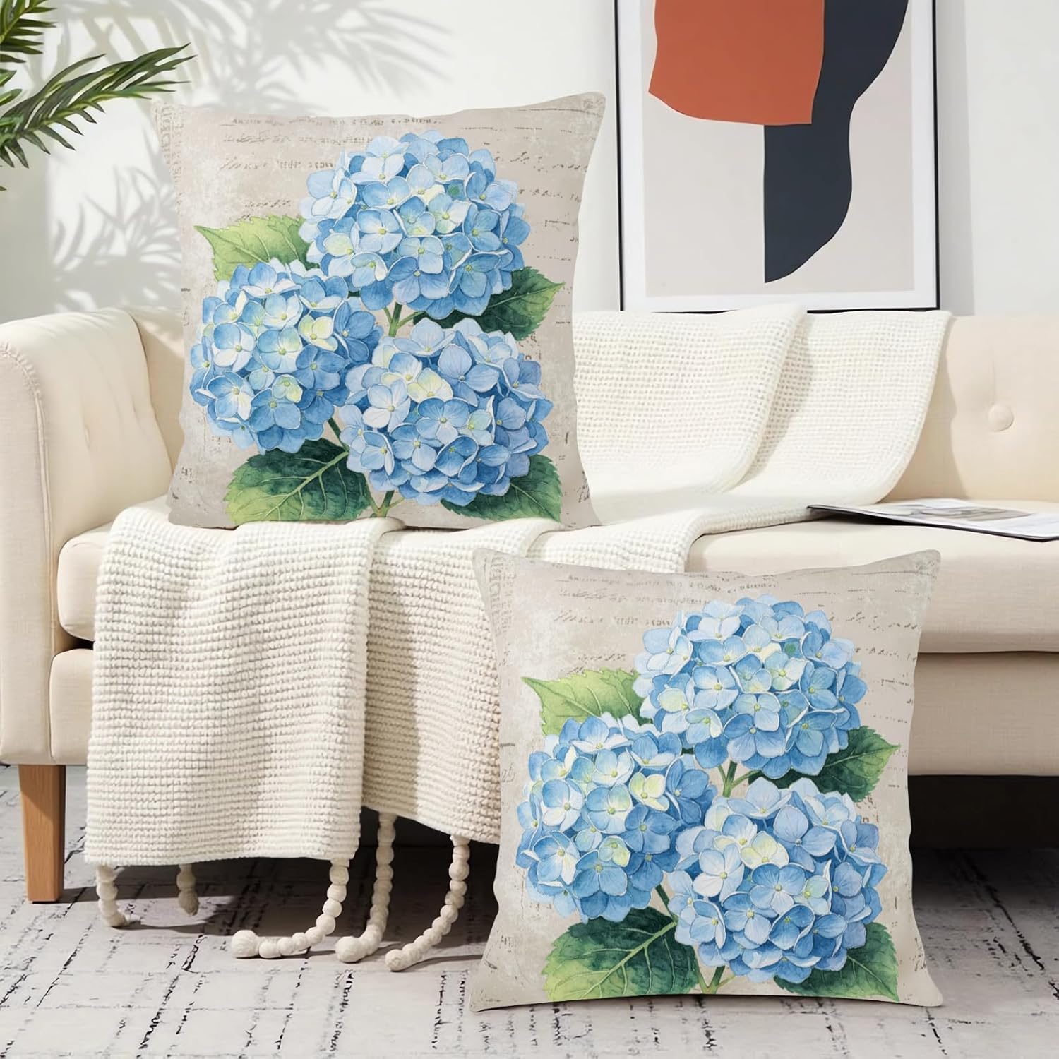 Pillow Covers of Vintage Blue  - Pillow Insert 18X18 recensione e prezzo