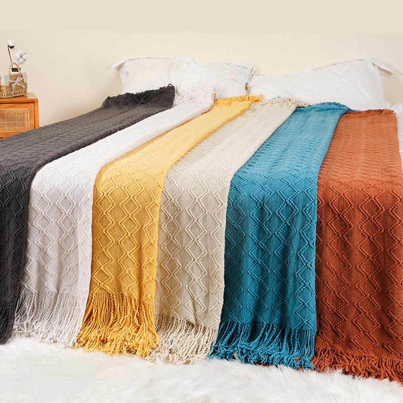 Knit Blanket Grey Nordic Waffl - Home Textiles Europe recensione e prezzo