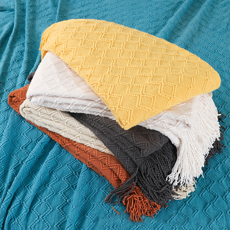 Knit Blanket Grey Nordic Waffl - Home Textiles Europe recensione e prezzo