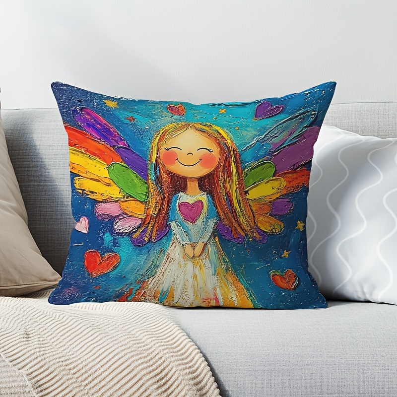 Colorful Angel Wings Pillow Co - Pillow Insert 18X18 recensione e prezzo
