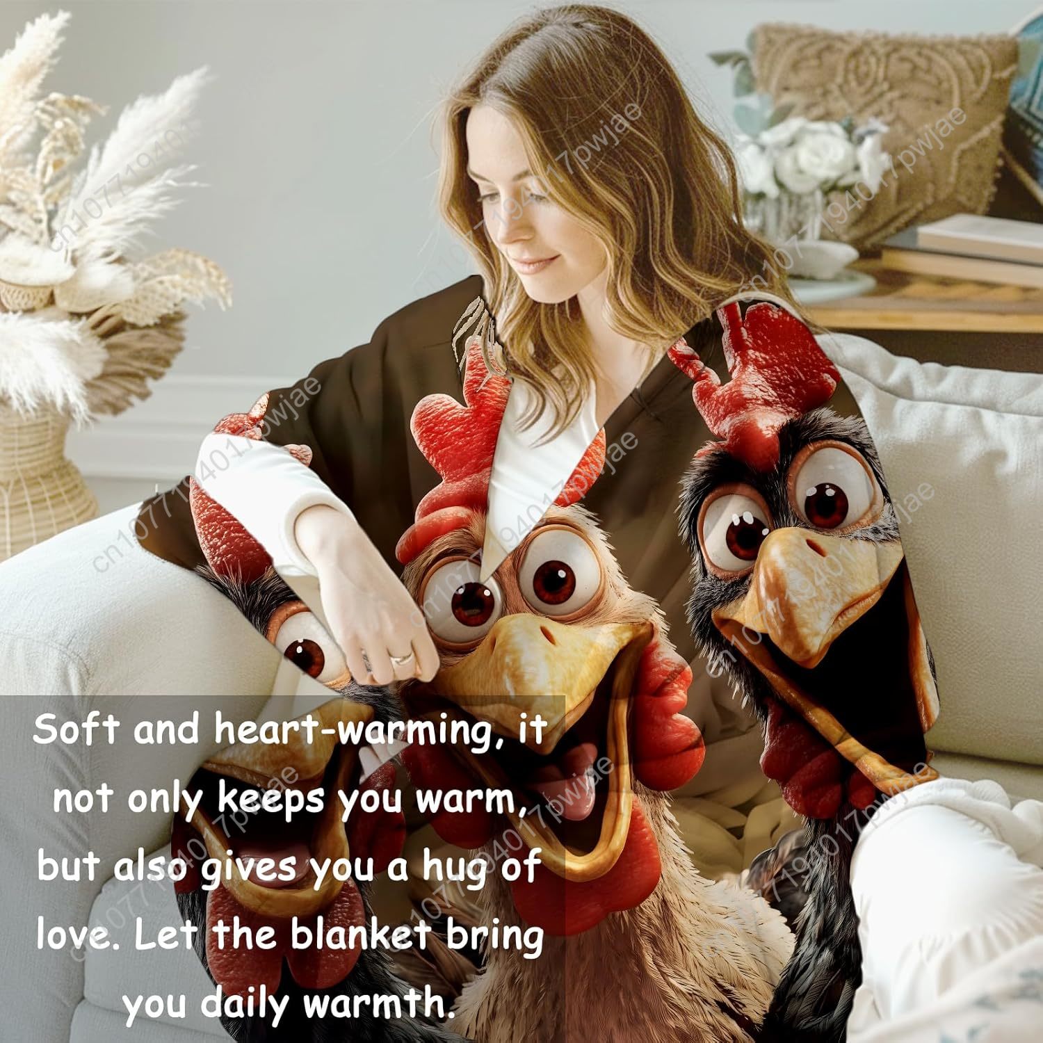Chickens Blanket Gifts for Wom - Quality Home Textiles recensione e prezzo