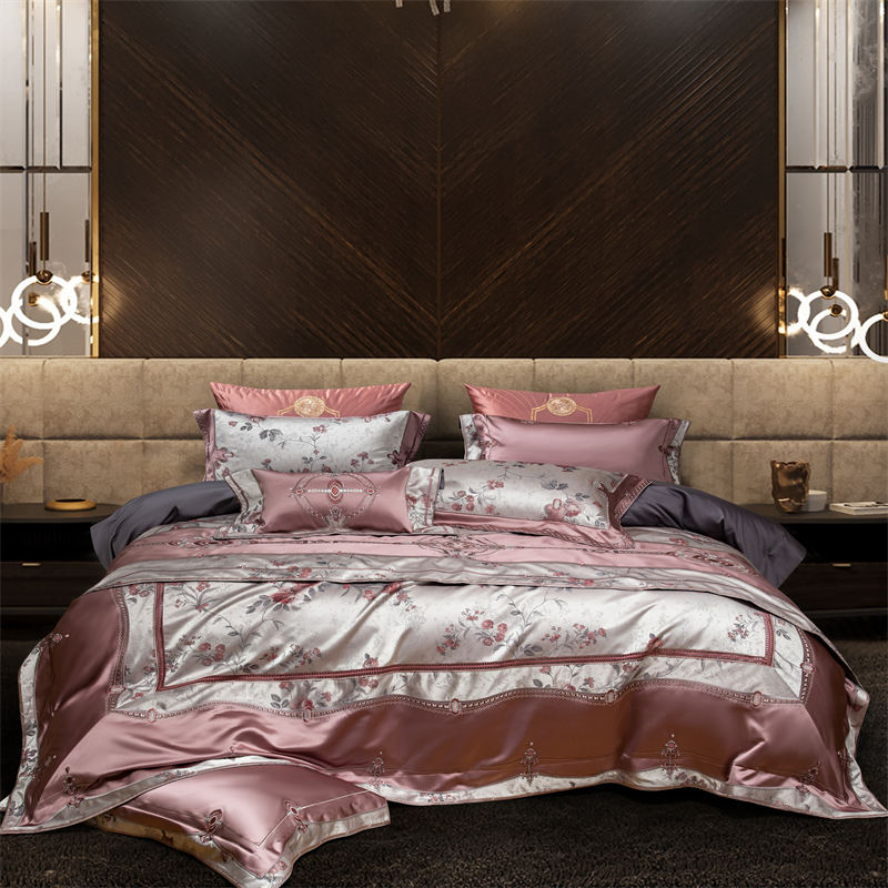 Chic Rose Flowers Jacquard Sat - Luxury Home Textiles Usa recensione e prezzo