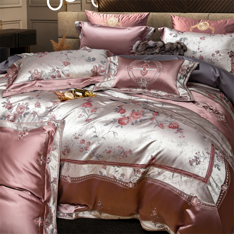 Chic Rose Flowers Jacquard Sat - Luxury Home Textiles Usa recensione e prezzo