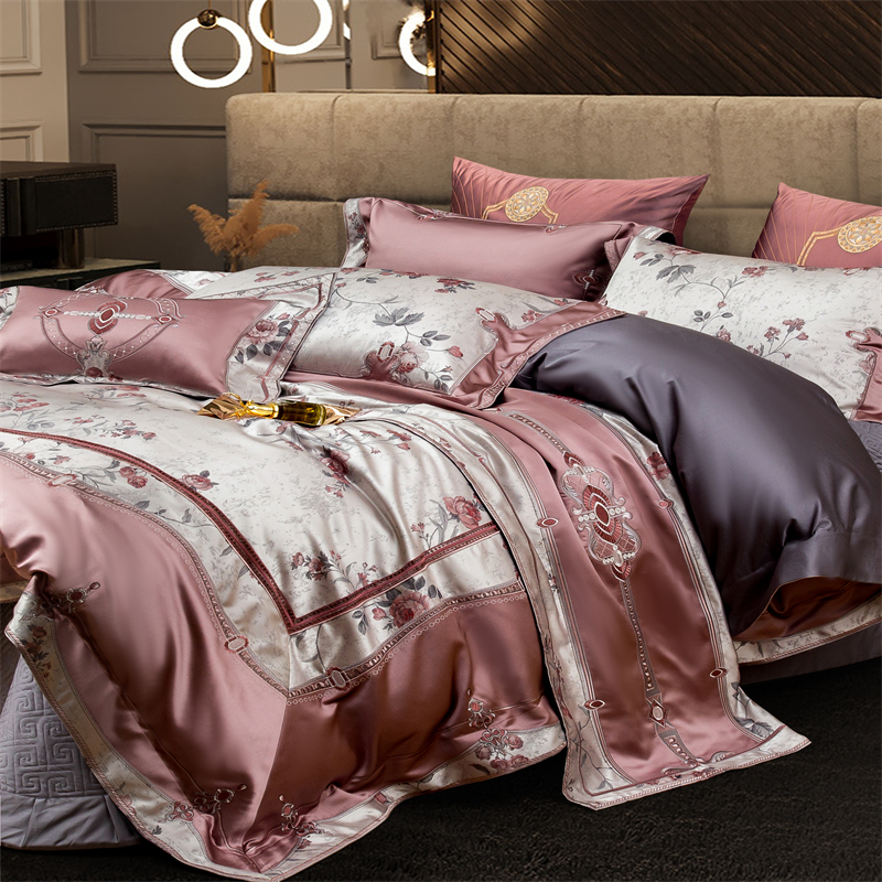 Chic Rose Flowers Jacquard Sat - Luxury Home Textiles Usa recensione e prezzo