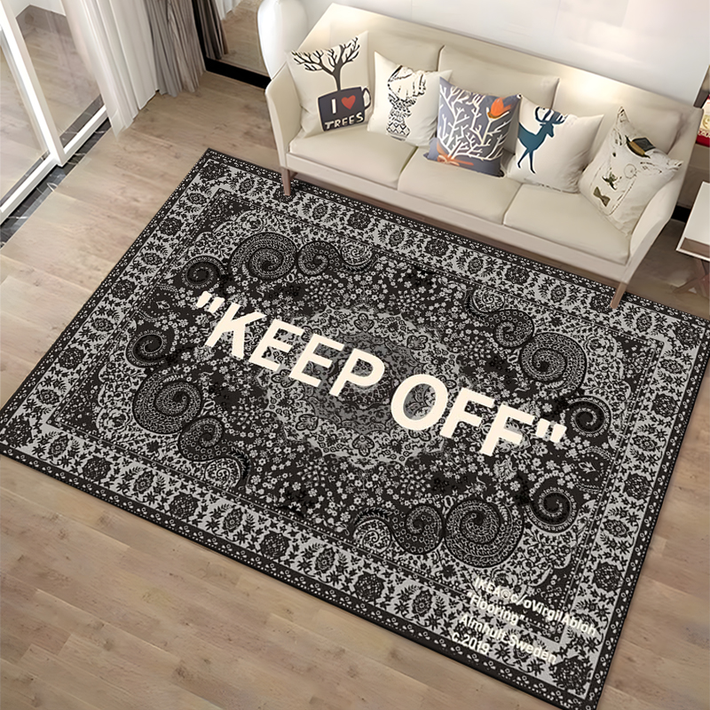 Keep Off Area Rugs 3D Printed  - Home Textiles Plaid recensione e prezzo
