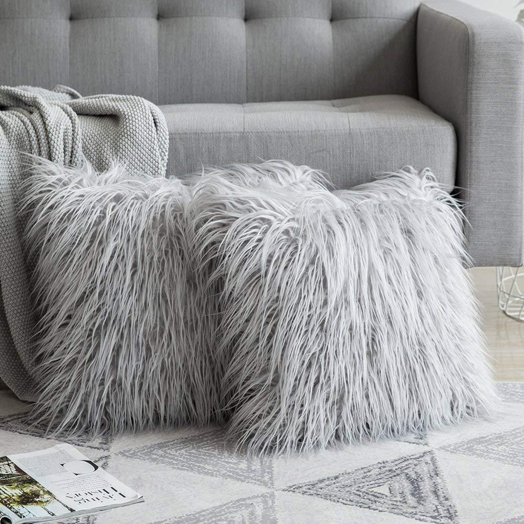 Soft Long Fur Fluffy Sofa Pill - Luxury Home Textiles Usa recensione e prezzo