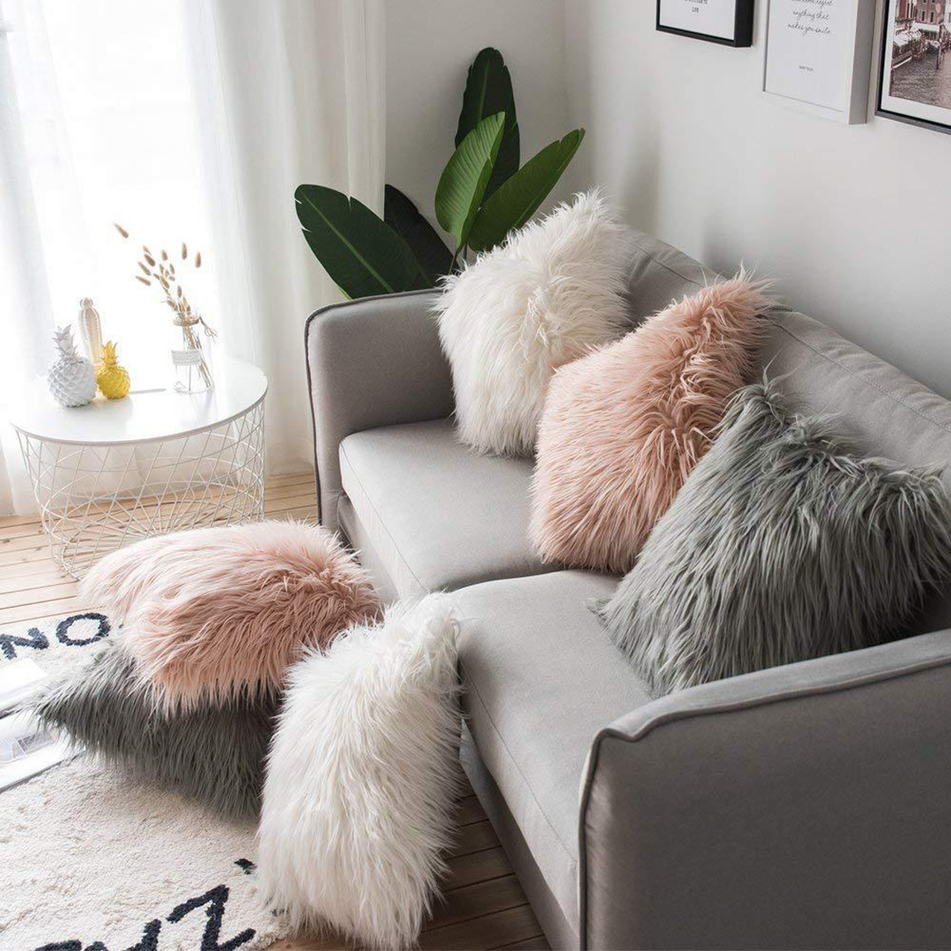 Soft Long Fur Fluffy Sofa Pill - Luxury Home Textiles Usa recensione e prezzo