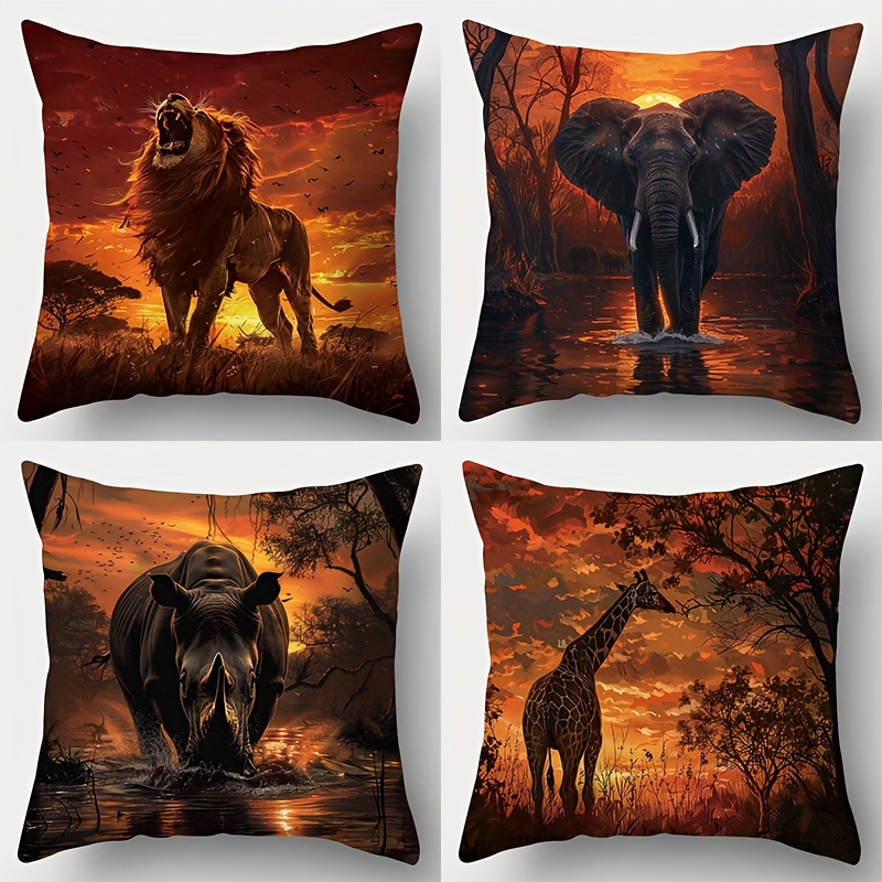 Pillow Covers Set of 4 African - Pillow Insert 18X18 recensione e prezzo
