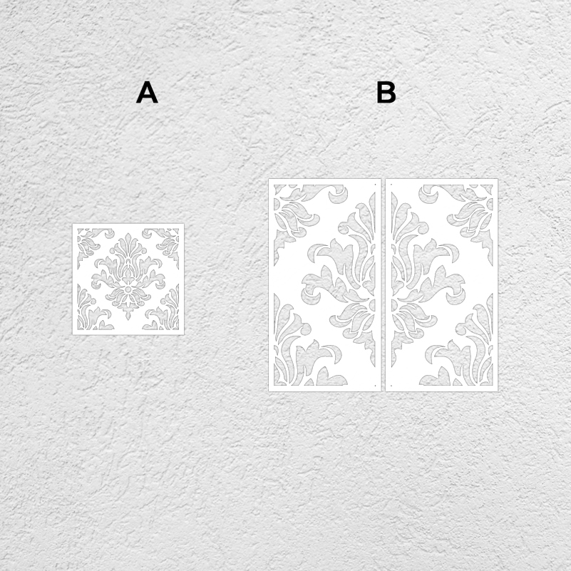 40cm - 80cm Stencil Wall For P - Vintage Home Textiles recensione e prezzo