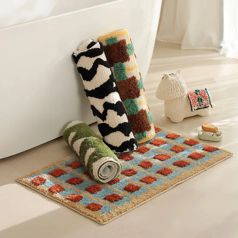 VIKAMA Non-Slip Floor Mat, Pla - Home Textiles Plaid recensione e prezzo