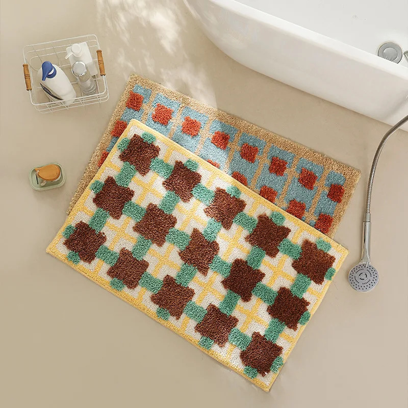 VIKAMA Non-Slip Floor Mat, Pla - Home Textiles Plaid recensione e prezzo