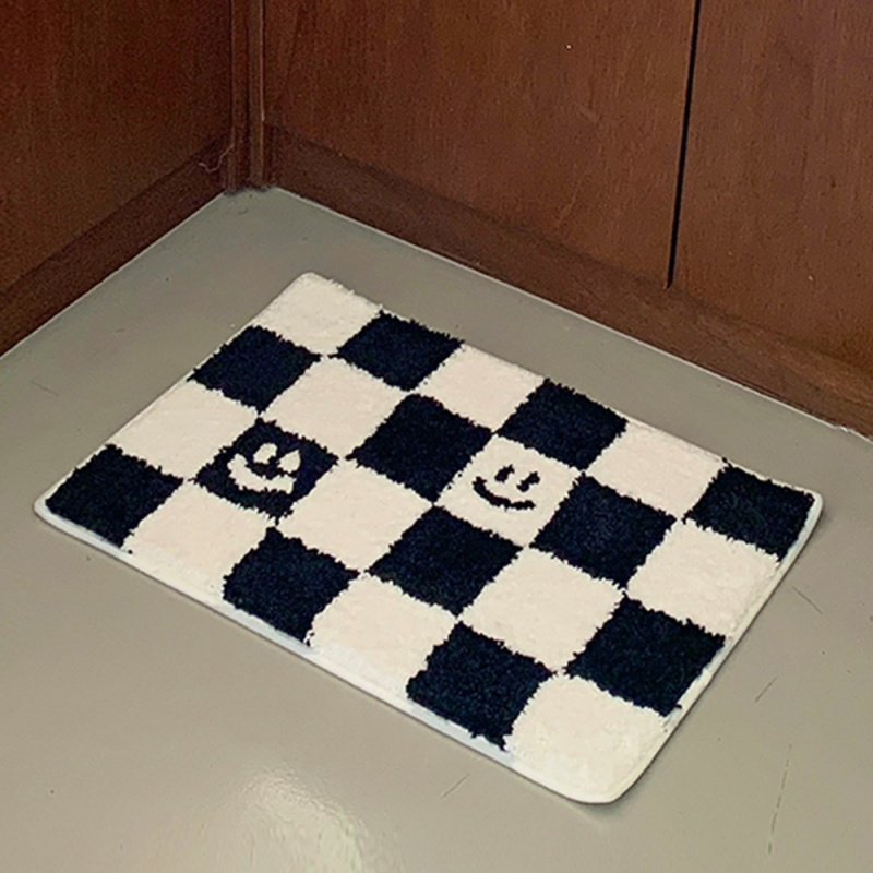 VIKAMA Checkerboard Print Door - Home Textiles Plaid recensione e prezzo