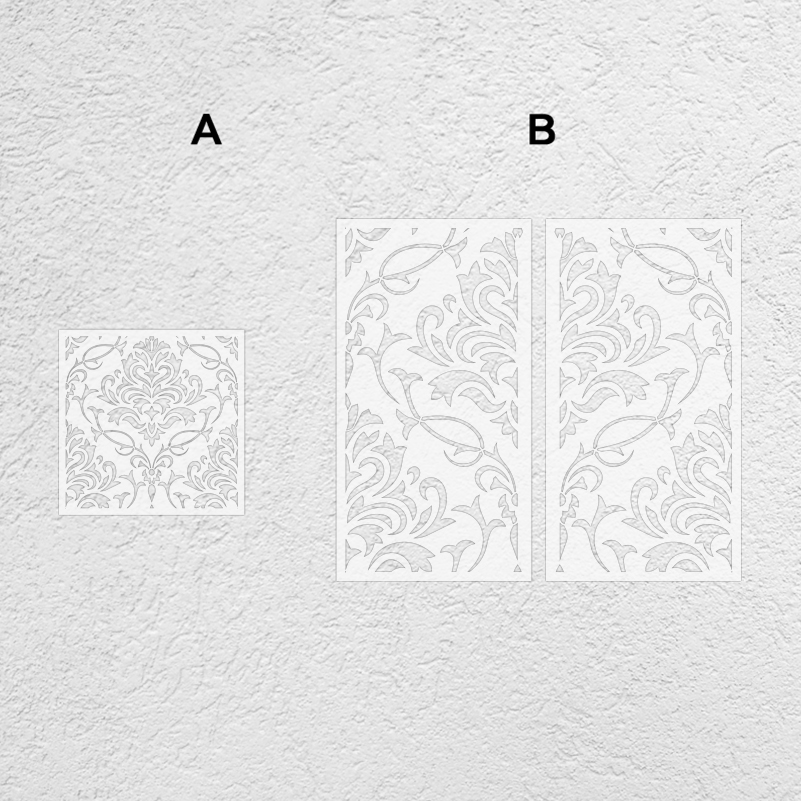 40cm - 80cm Wall Stencil Decor - Vintage Home Textiles recensione e prezzo
