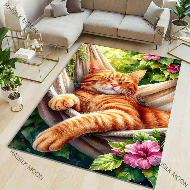 Orange Cat in The Afternoon Pa - Luxury Home Textiles Usa recensione e prezzo