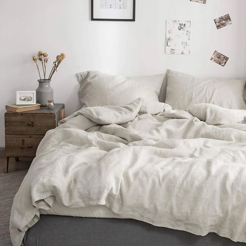 100% Linen Bed Duvet Cover Sto - Quality Home Textiles recensione e prezzo