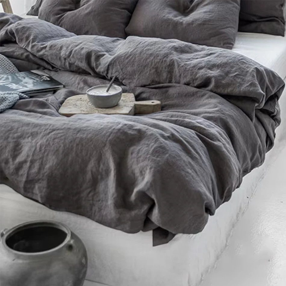 100% Linen Bed Duvet Cover Sto - Quality Home Textiles recensione e prezzo