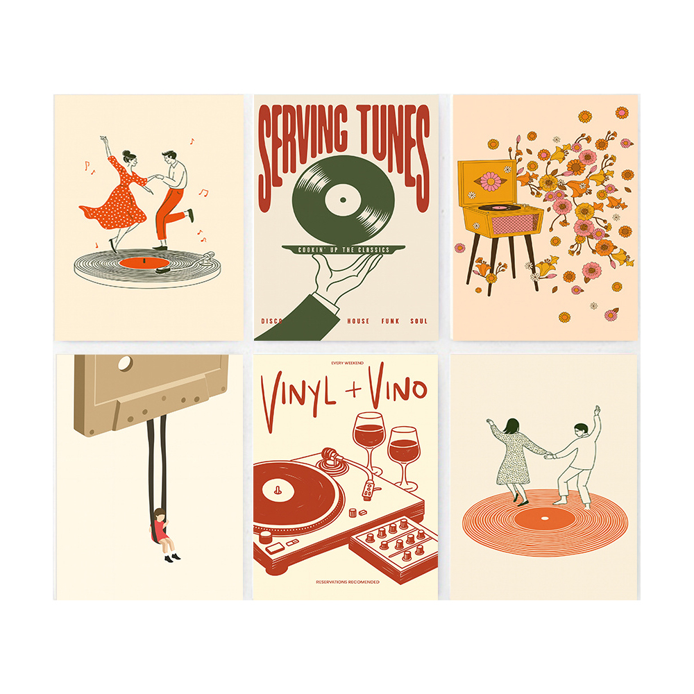 1pc Vintage Music Canvas Poste - Vintage Home Textiles recensione e prezzo