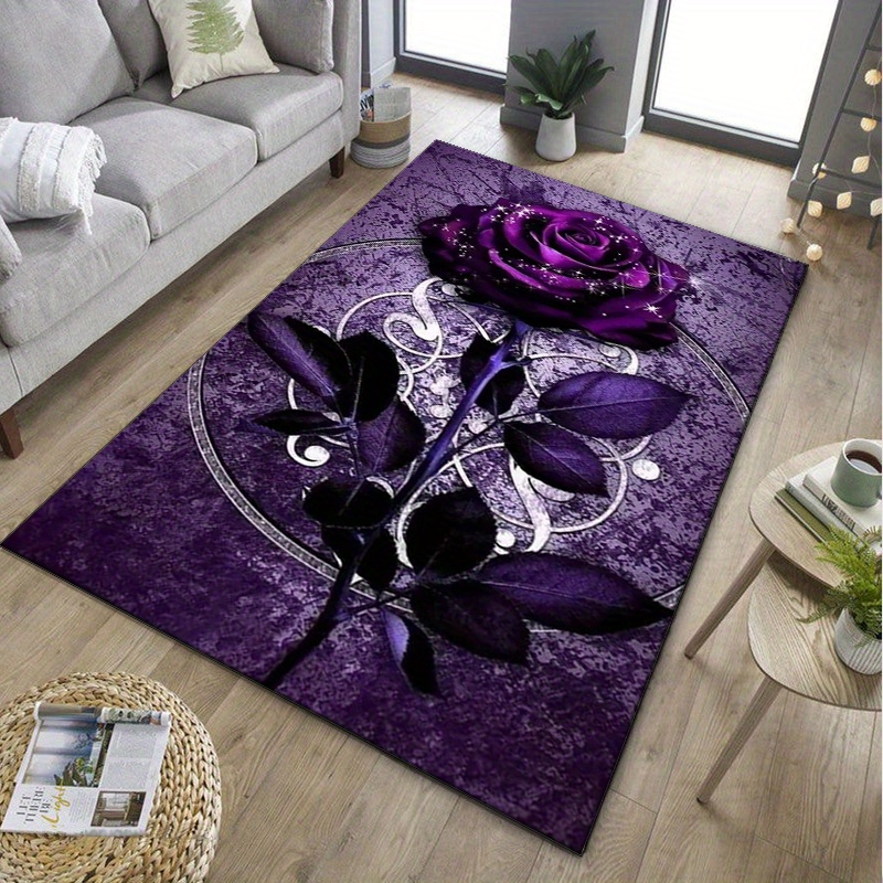 Purple Leaf Rug for Elegant Of - Luxury Home Textiles Usa recensione e prezzo