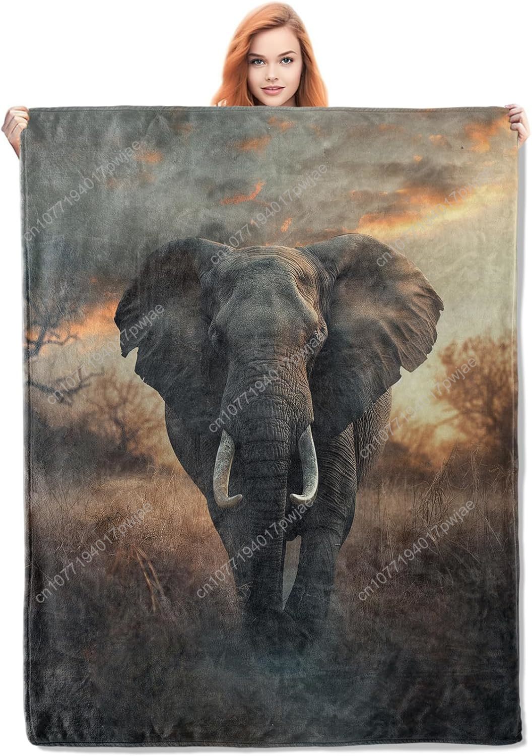 Elephant Fleece Blanket, Reali - Quality Home Textiles recensione e prezzo