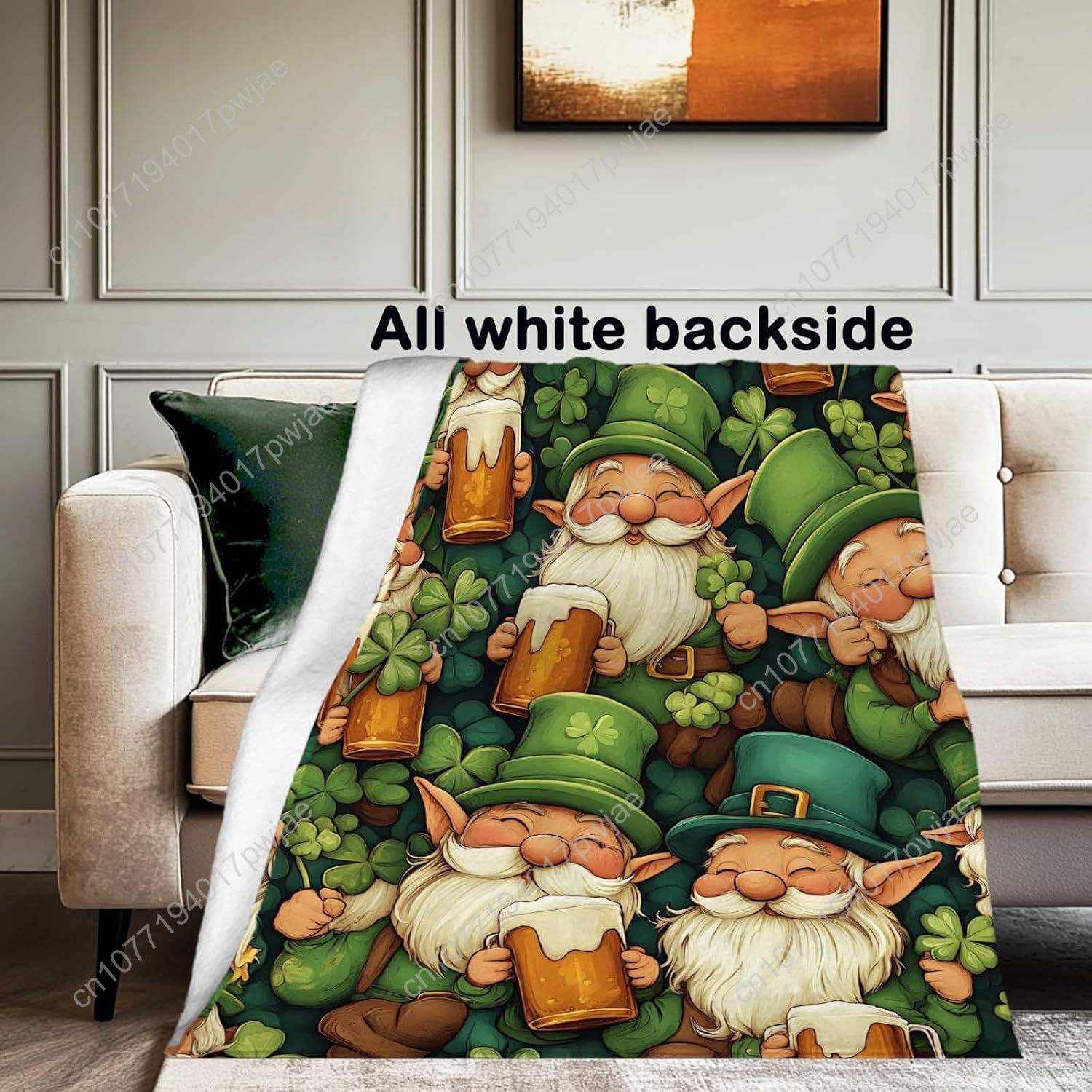 St. Patrick’s Day Gnome Throw  - Quality Home Textiles recensione e prezzo