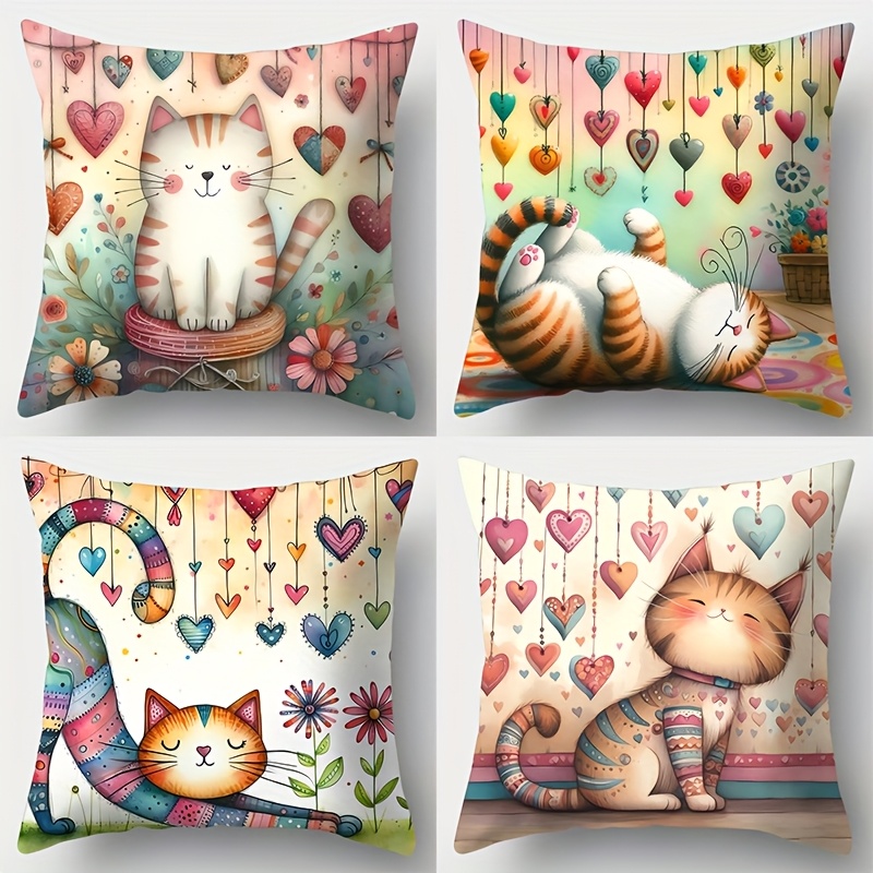 Pillow Covers Set of 1 or 4 Cu - Pillow Insert 18X18 recensione e prezzo