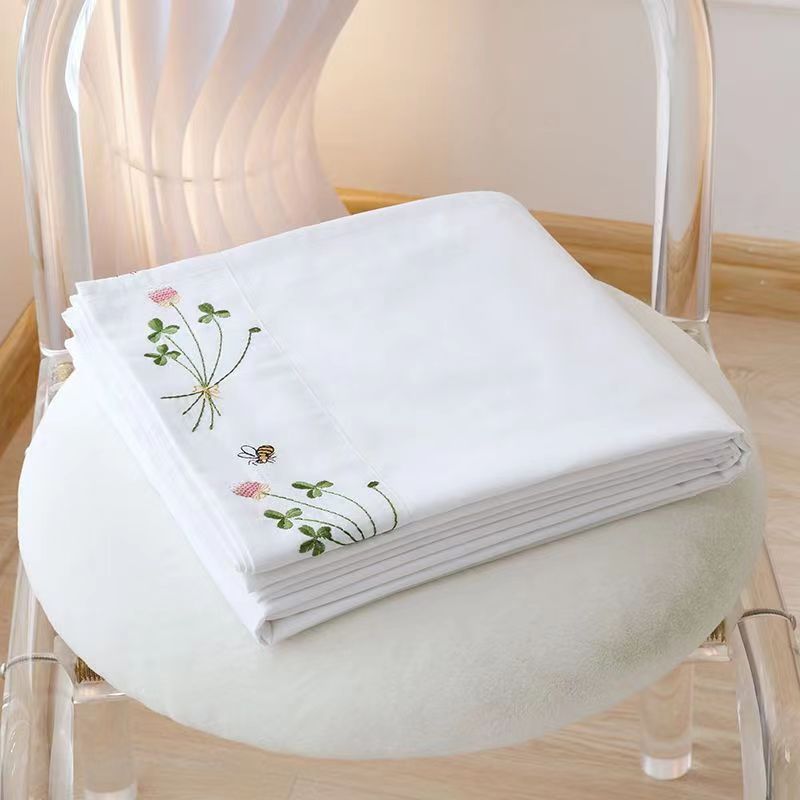 Pure White Bedding Sheet Flora - Luxury Home Textiles Usa recensione e prezzo