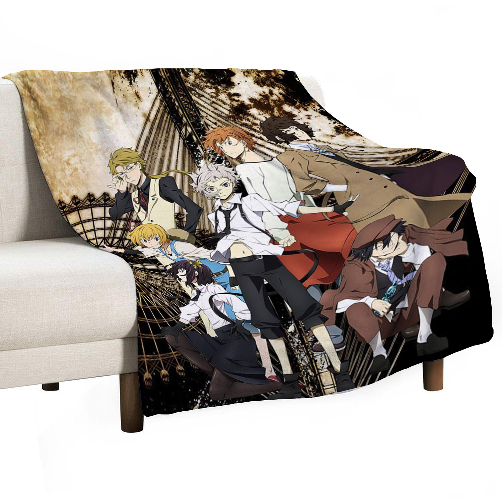Bungo Stray Dogs Sofa Throw Bl - Luxury Home Textiles Usa recensione e prezzo