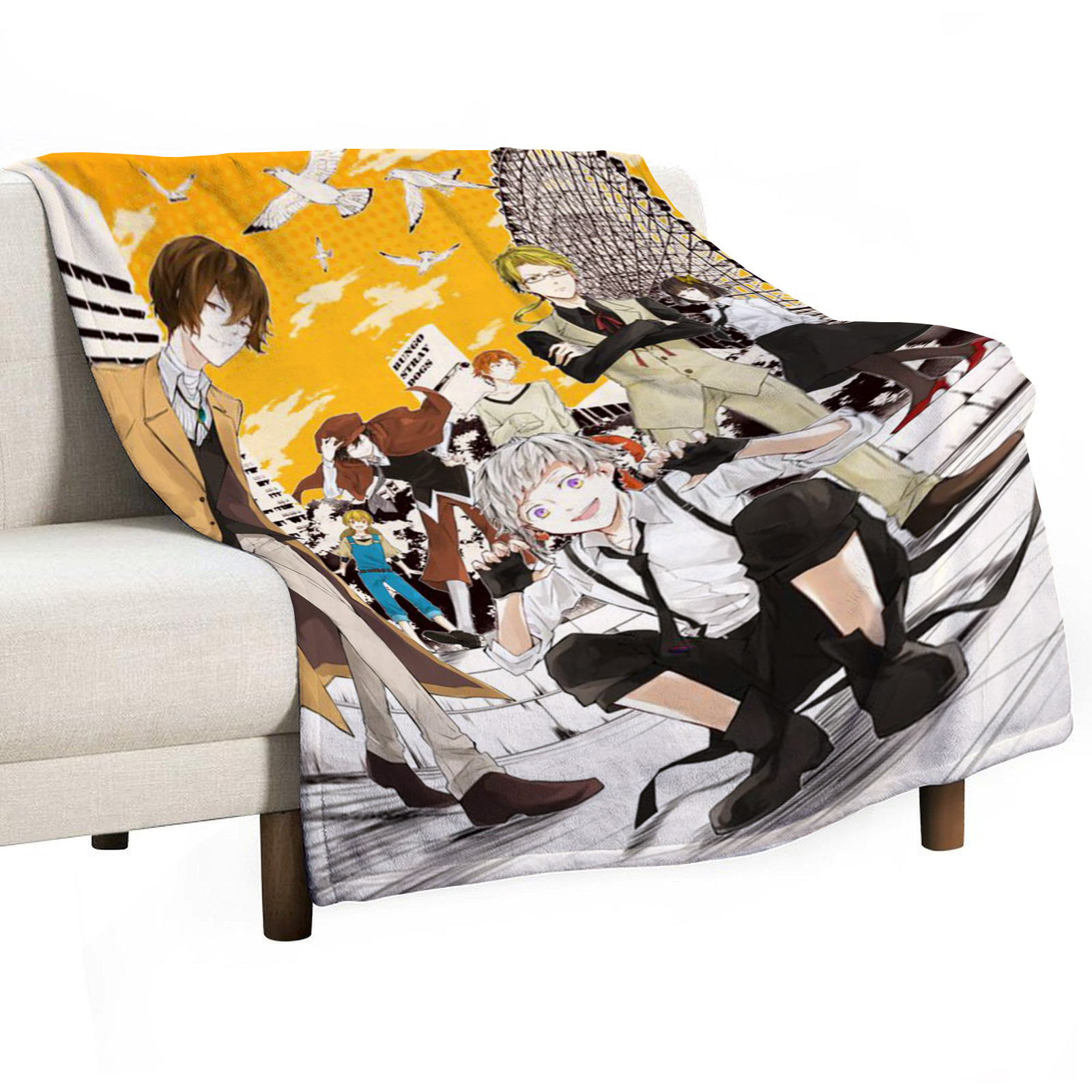 Bungo Stray Dogs Sofa Throw Bl - Luxury Home Textiles Usa recensione e prezzo