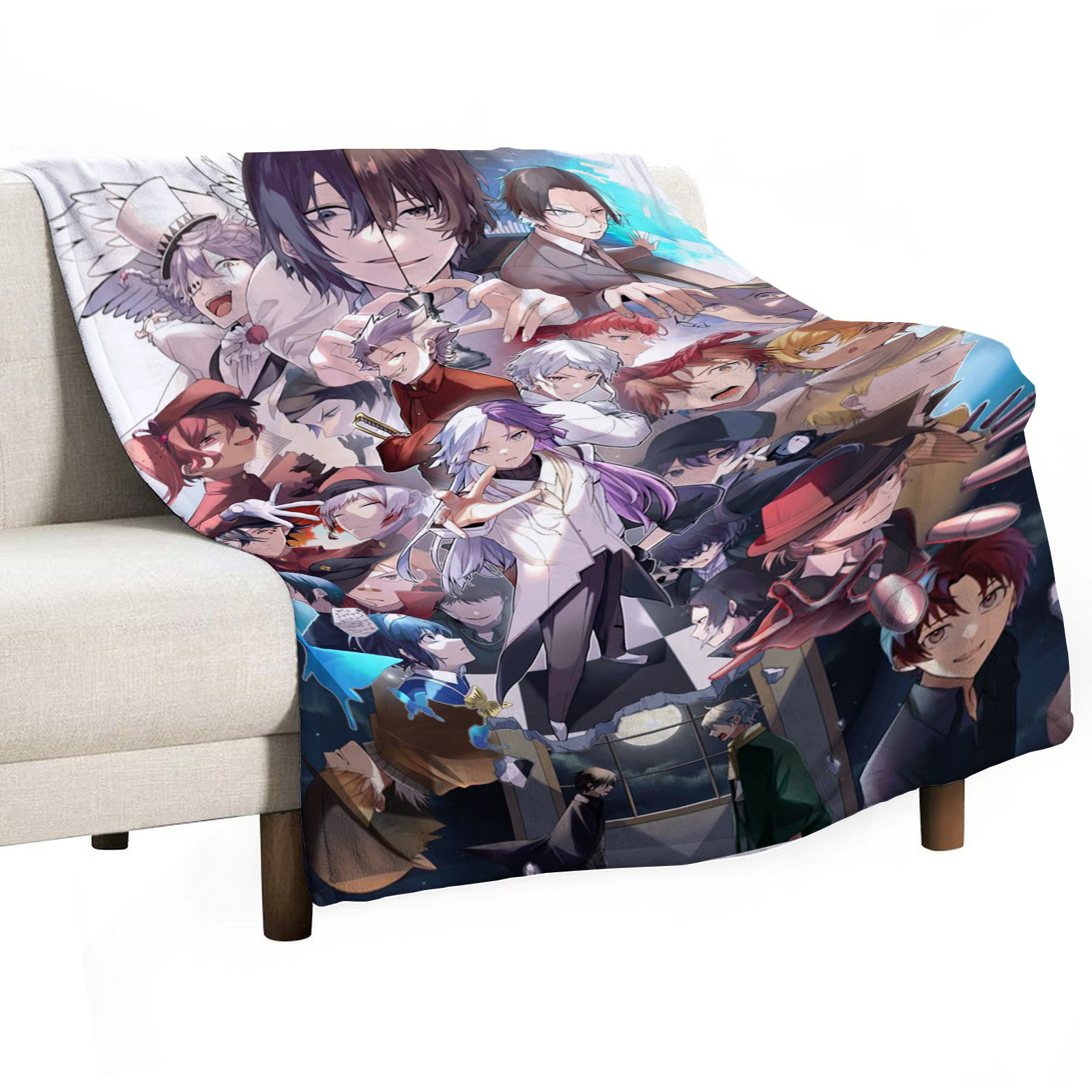 Bungo Stray Dogs Sofa Throw Bl - Luxury Home Textiles Usa recensione e prezzo