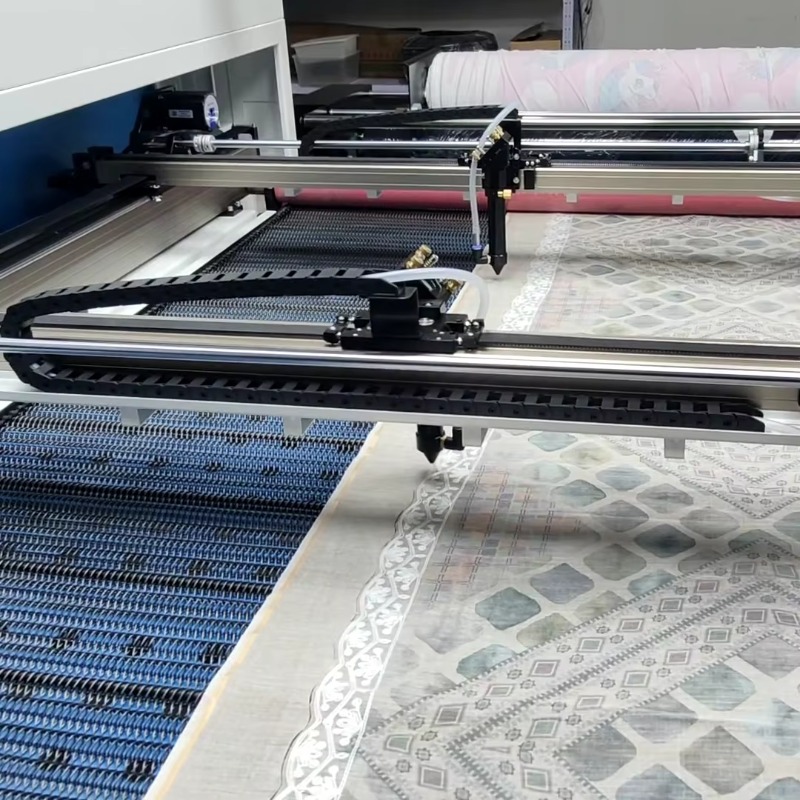High-speed double-head laser c - Home Textiles Industry recensione e prezzo