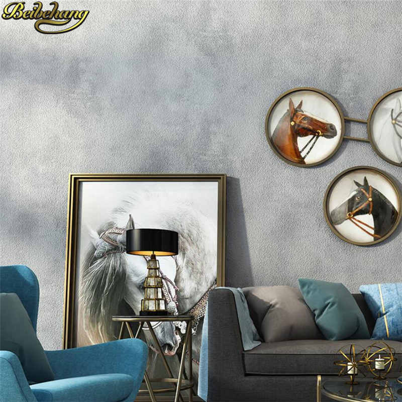 Retro cement gray wallpapers p - Home Textiles Industry recensione e prezzo