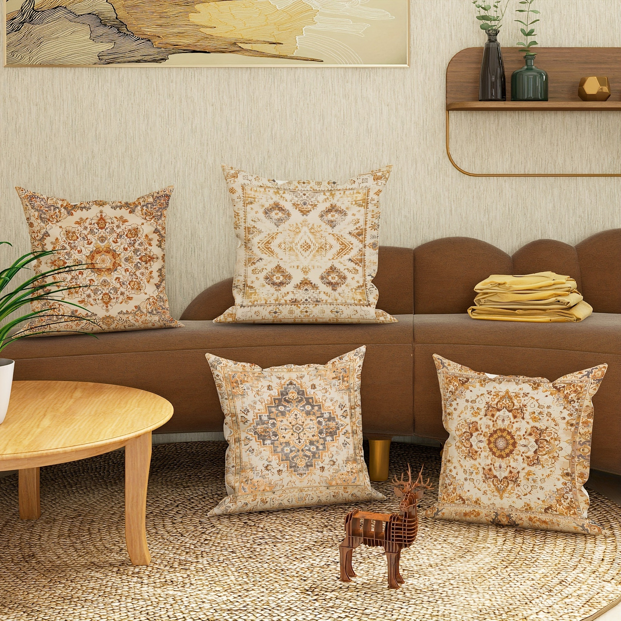 Pillow Covers Set of 4 Bohemia - Pillow Insert 18X18 recensione e prezzo