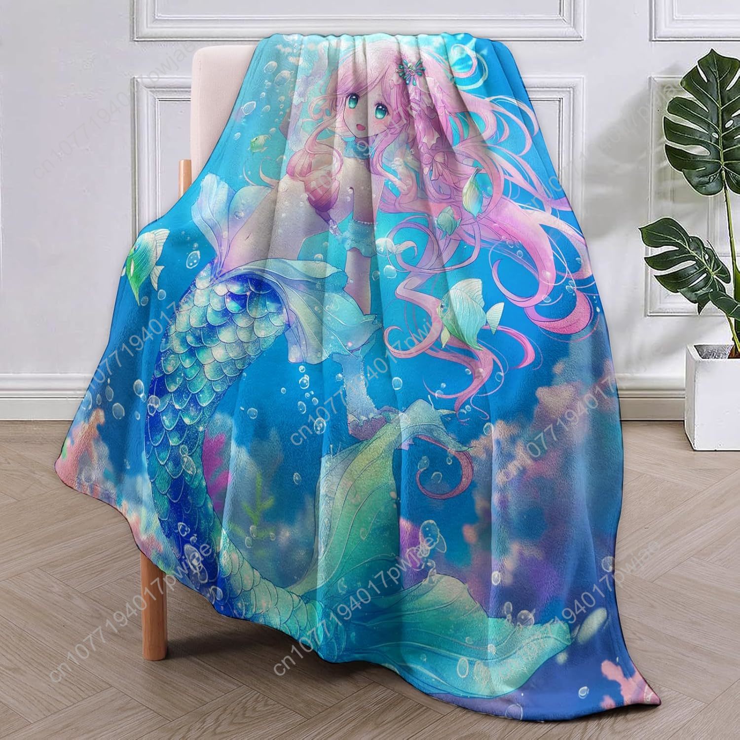 Cute Mermaid Blanket Cartoon F - Quality Home Textiles recensione e prezzo