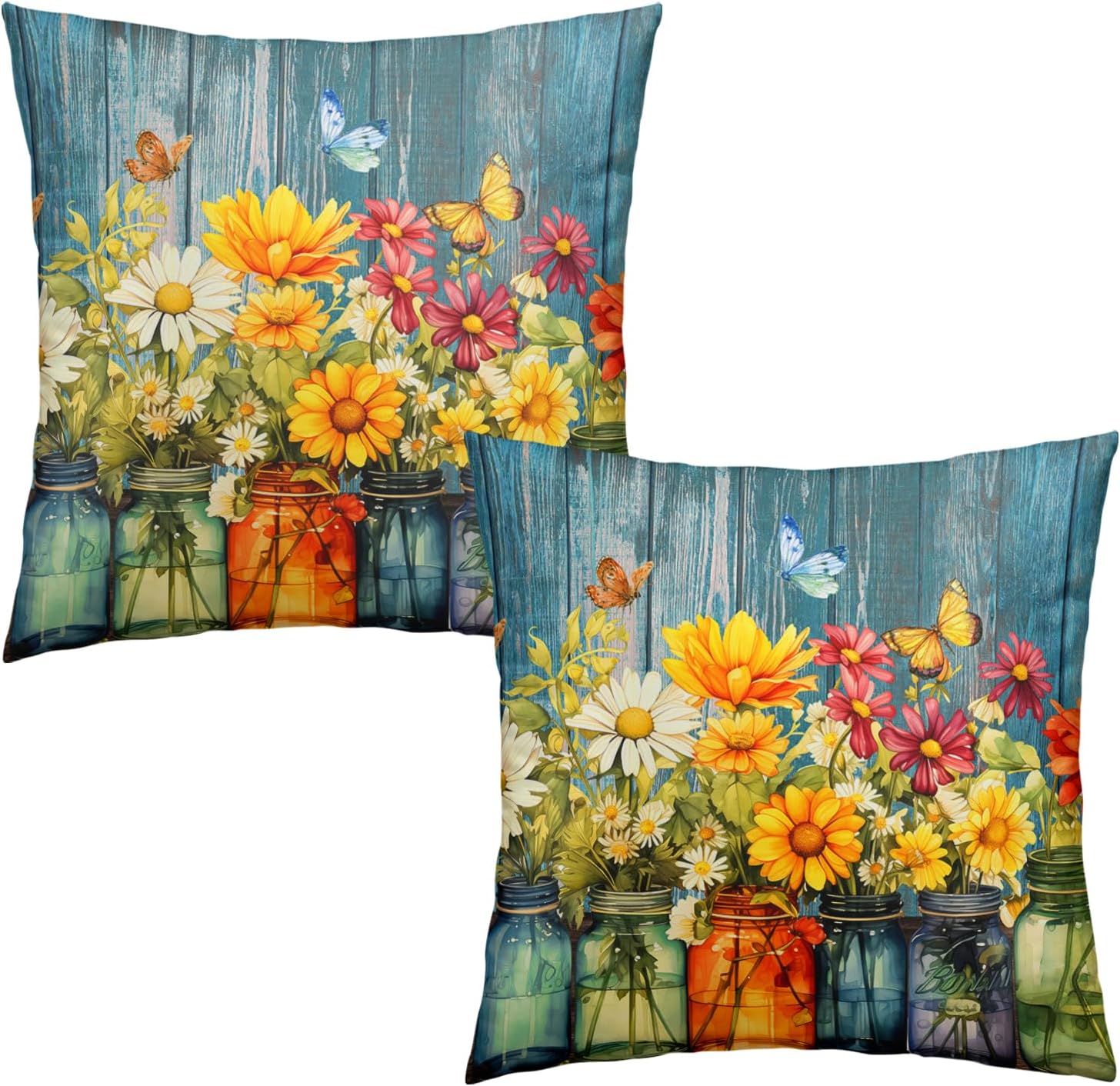 Pillow Covers of Daisy Vase Fl - Pillow Insert 18X18 recensione e prezzo