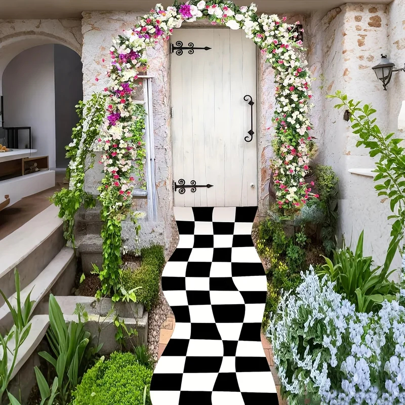 VIKAMA Black White Checkered R - Home Textiles Plaid recensione e prezzo