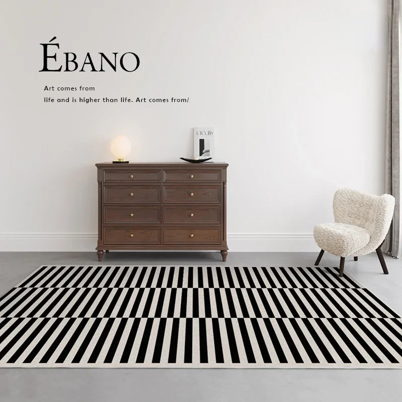 Classic Retro Black White Stri - Home Textiles Plaid recensione e prezzo