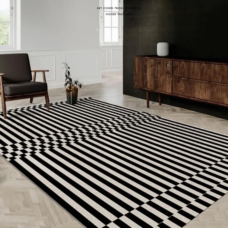 Classic Retro Black White Stri - Home Textiles Plaid recensione e prezzo