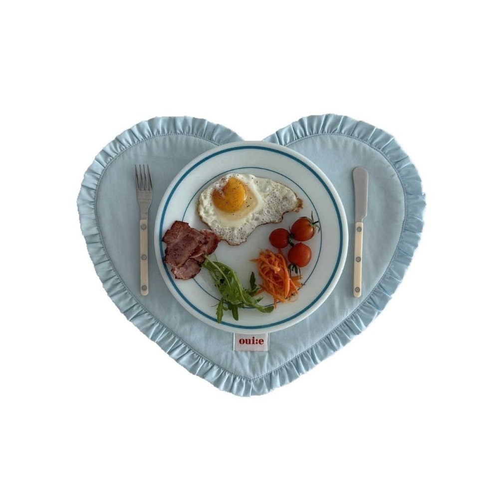 New Heart-shaped Placemats Din - Home Textiles Plaid recensione e prezzo