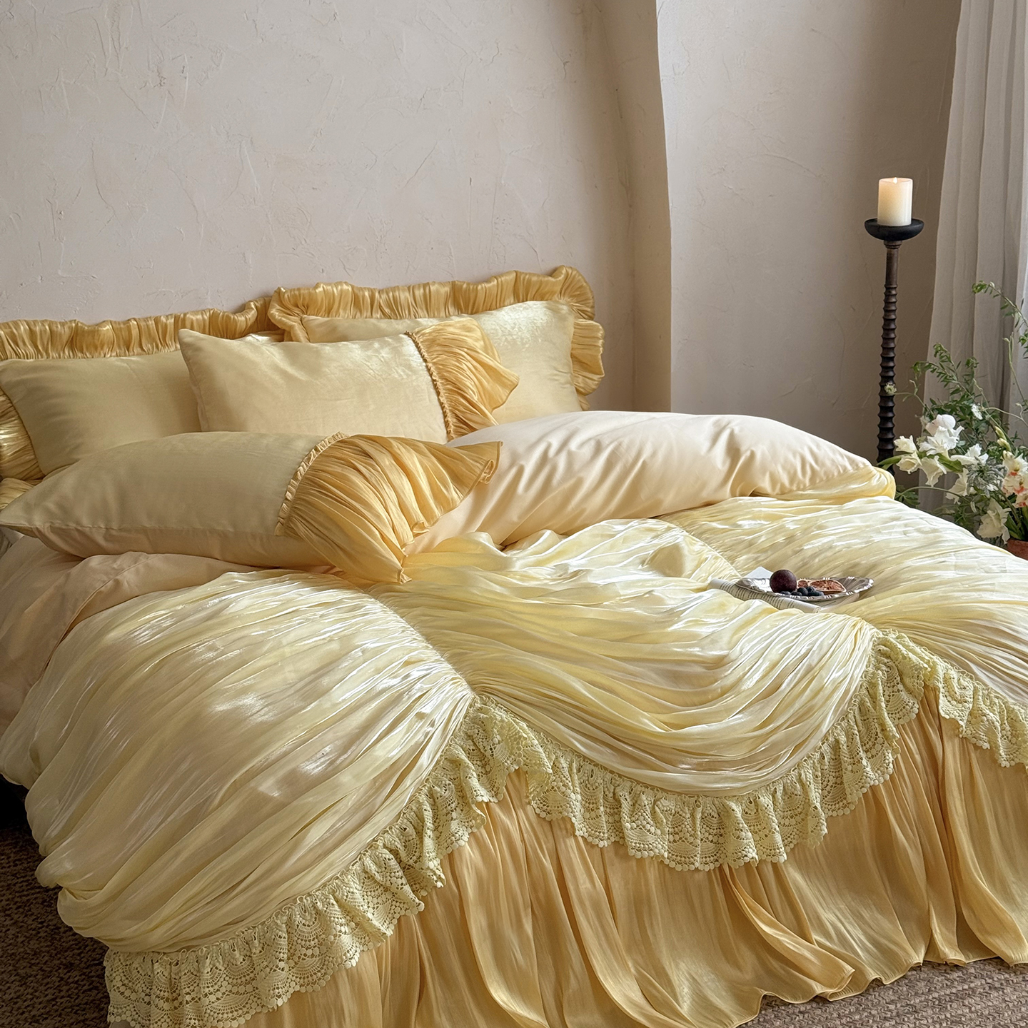 Golden Lace Princess Bedding S - Home Textiles Luxury recensione e prezzo